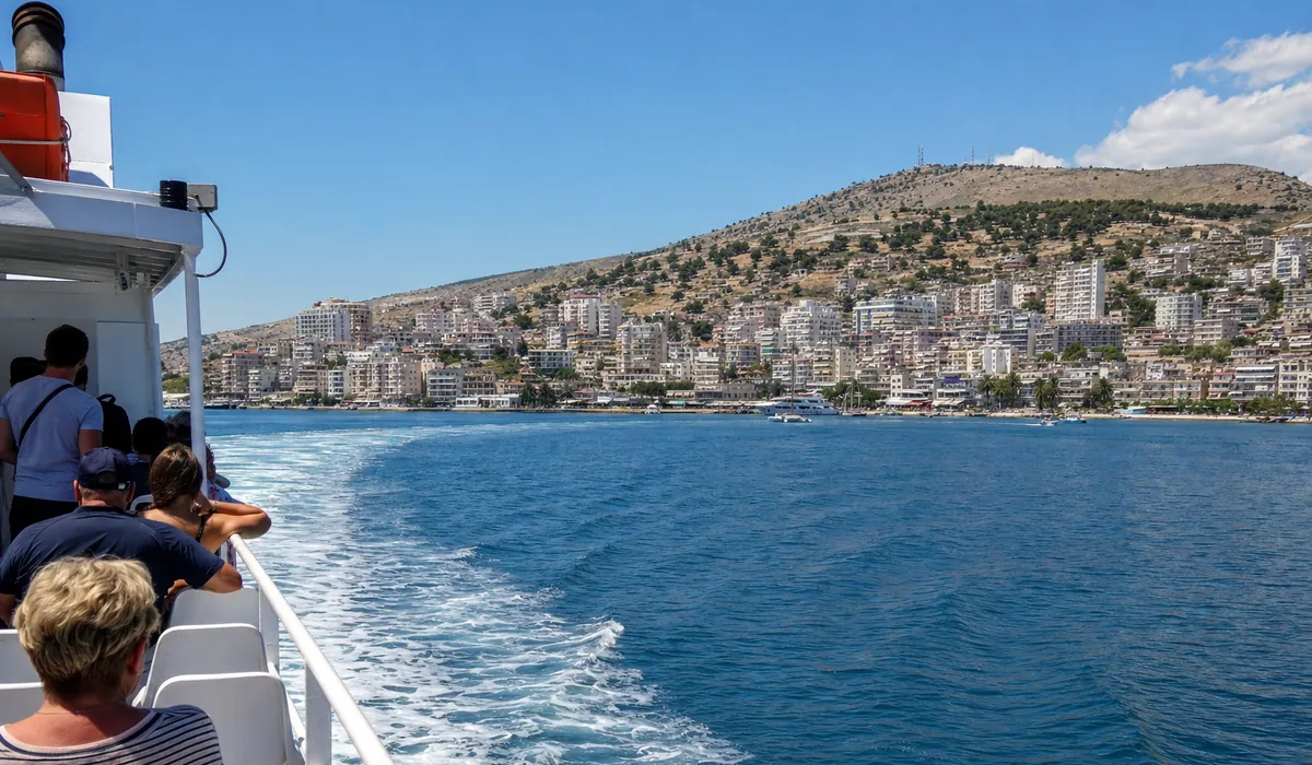 Corfu Airport to Saranda ferry route guide