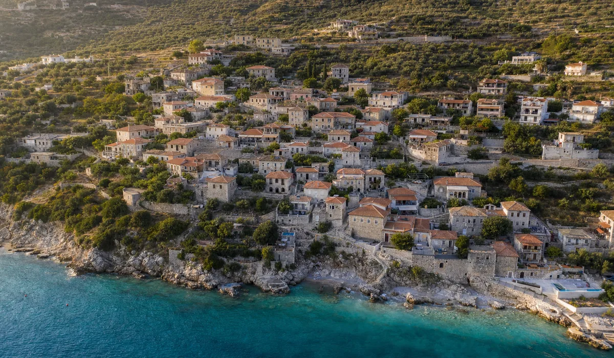 Ksamil islands turquoise water