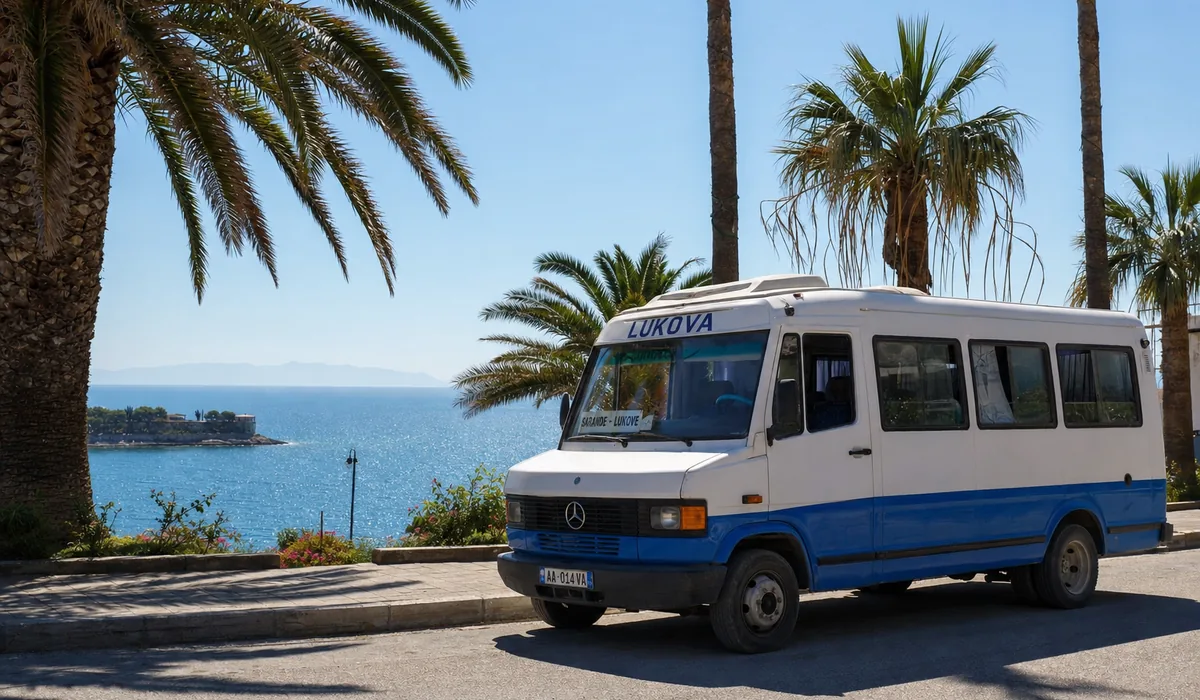 Saranda to Ksamil transport options
